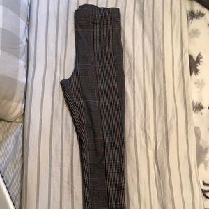 Women’s XS plaid leggings!
